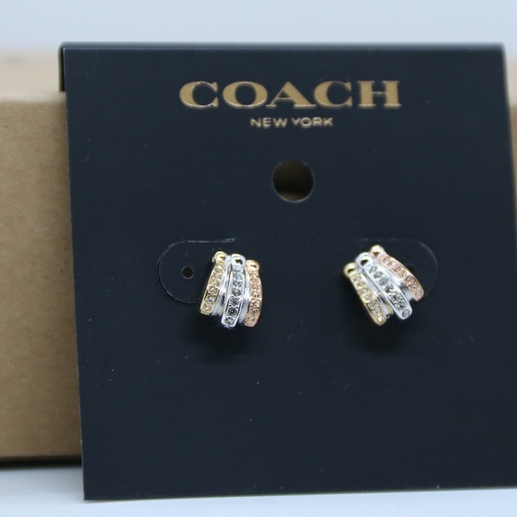 Timeless Coach Stud Earrings - Picture 2 of 12